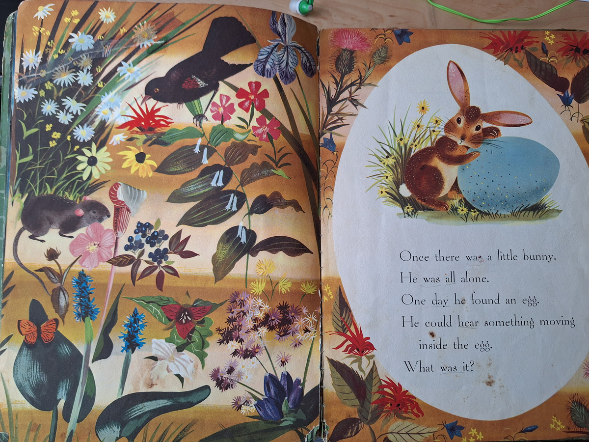 A favorite spread from The Golden Egg Book